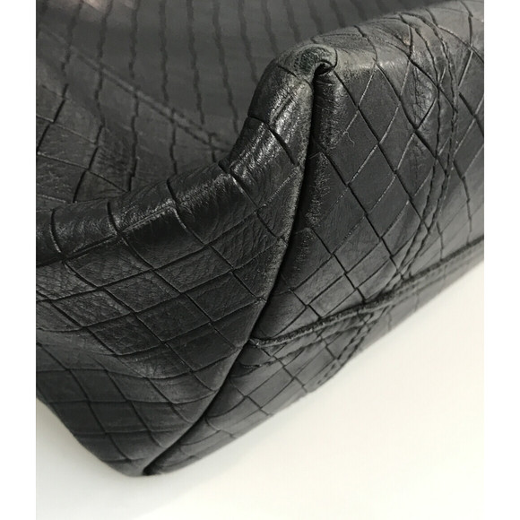 Bottega Veneta Intrecciato Leather Business Bag Black - Picture 7 of 8